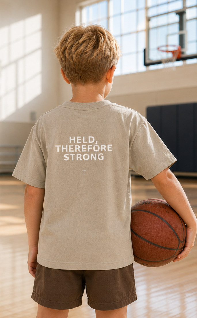 Held, Therefore Strong – Youth Essential Tee
