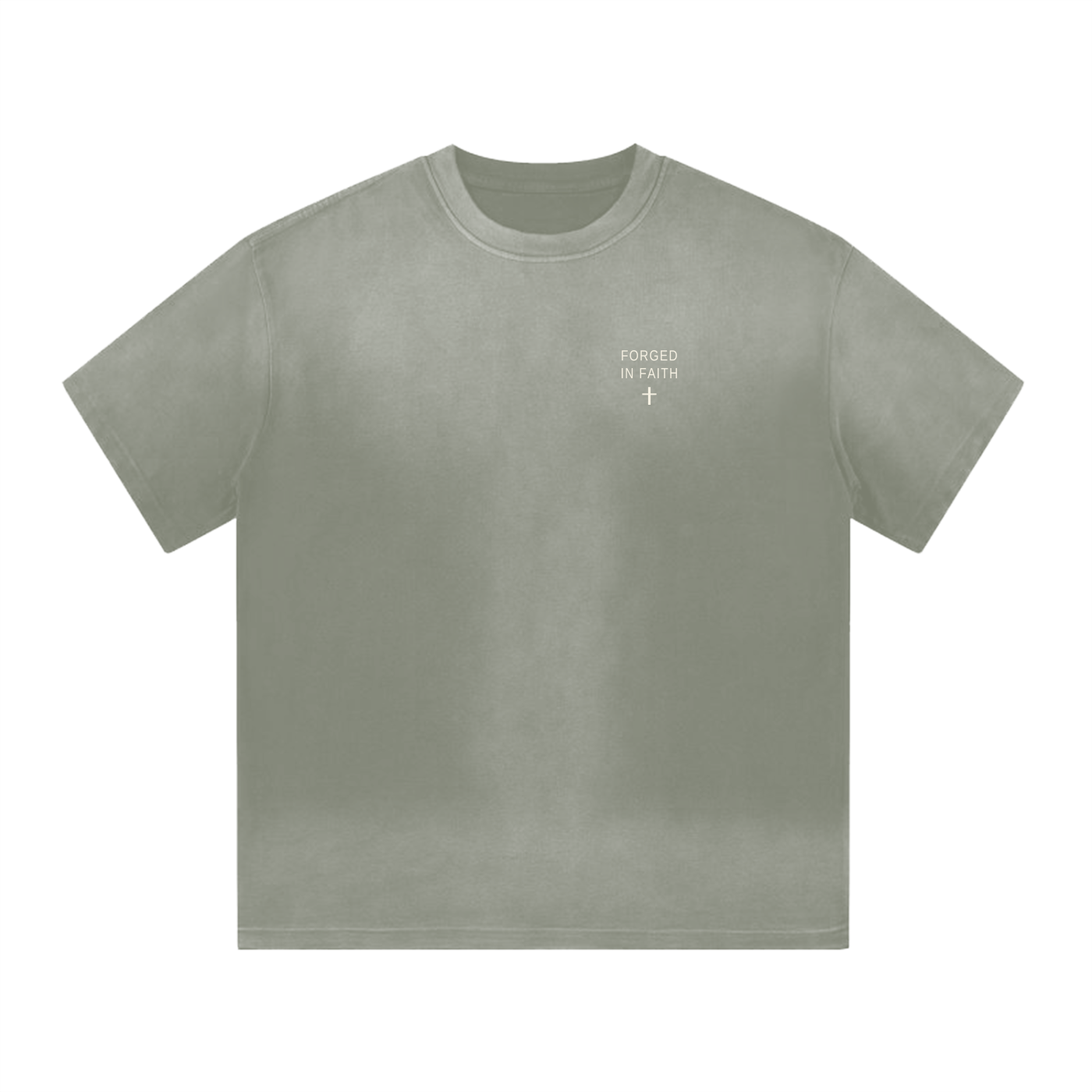 Forged in Faith Gradient Washed Tee