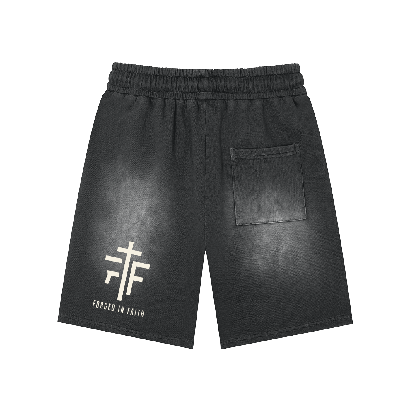 CRUSHED Vintage Washed Training Shorts