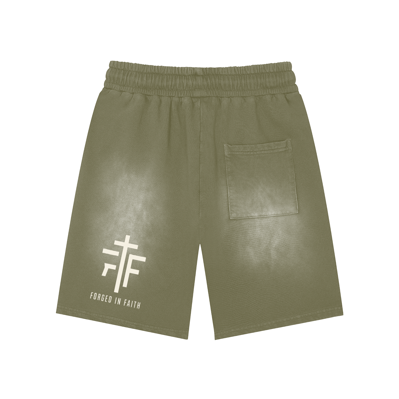 CRUSHED Vintage Washed Training Shorts