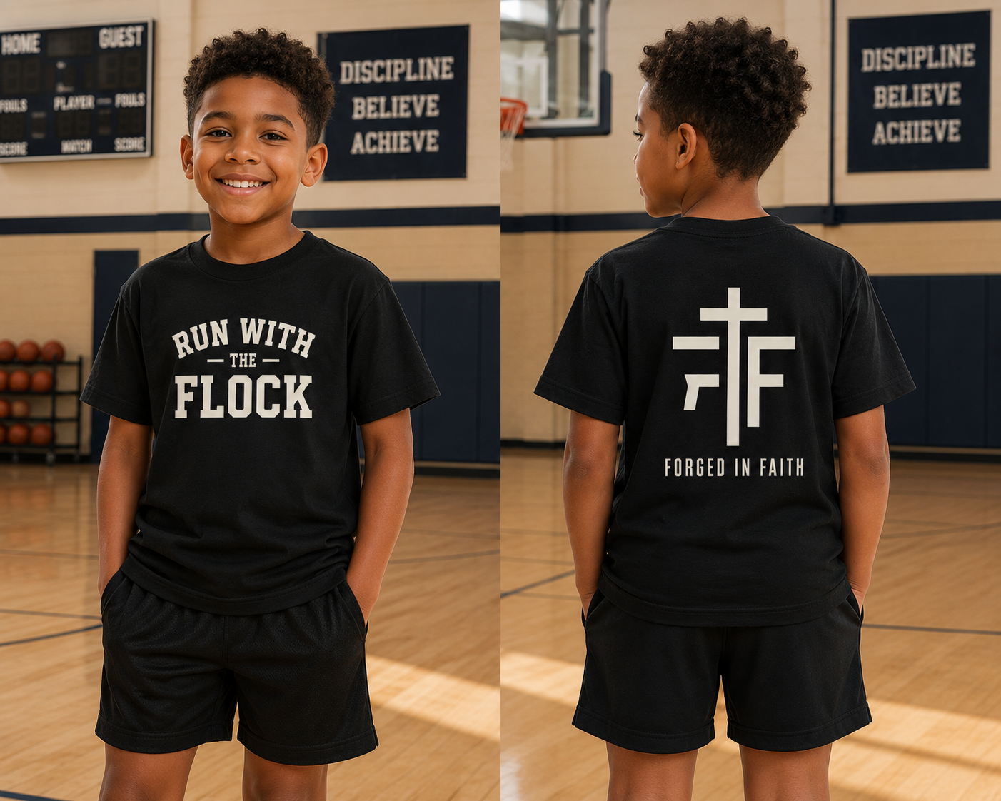 Run With The Flock Youth Tee