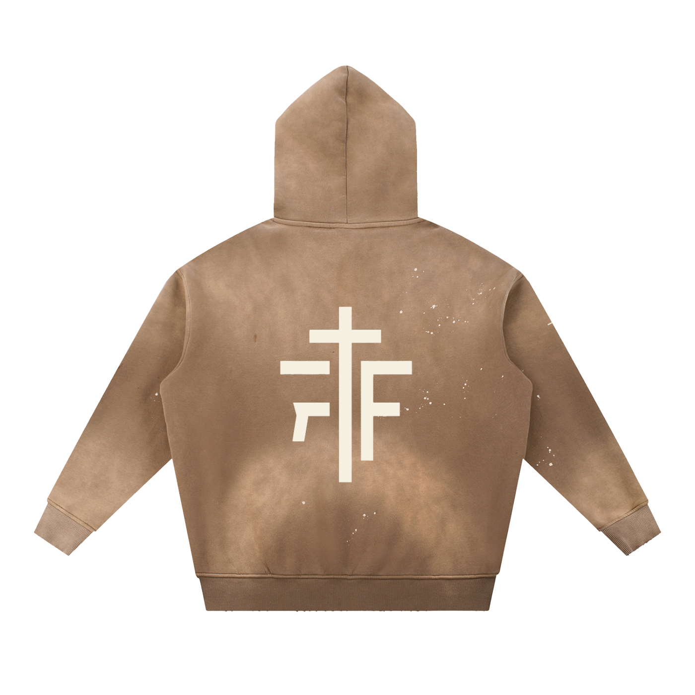 Forged in Faith Vintage Washed Frayed Hoodie