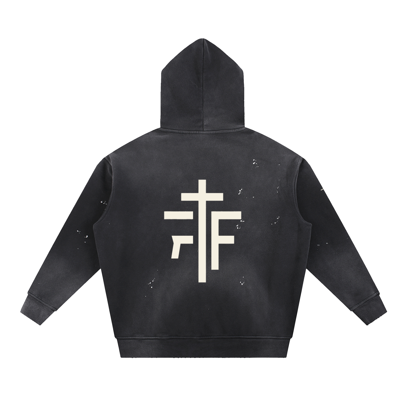 Forged in Faith Vintage Washed Frayed Hoodie