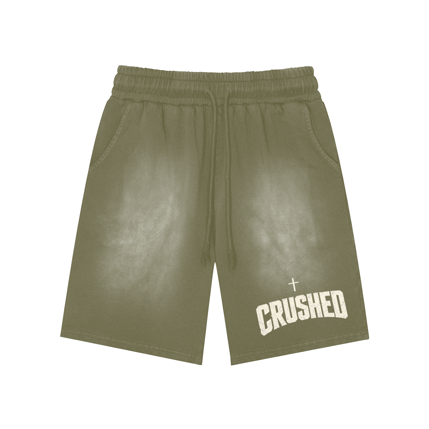 CRUSHED Vintage Washed Training Shorts