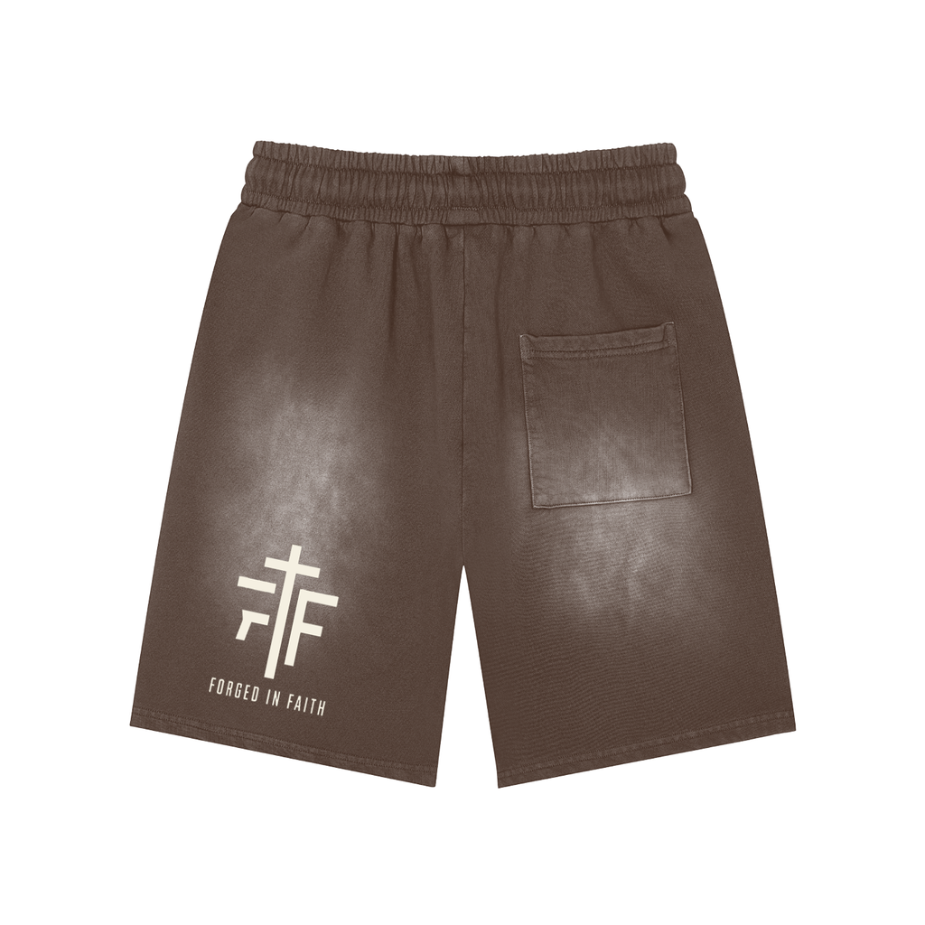 CRUSHED Vintage Washed Training Shorts