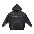 Forged in Faith Vintage Washed Frayed Hoodie