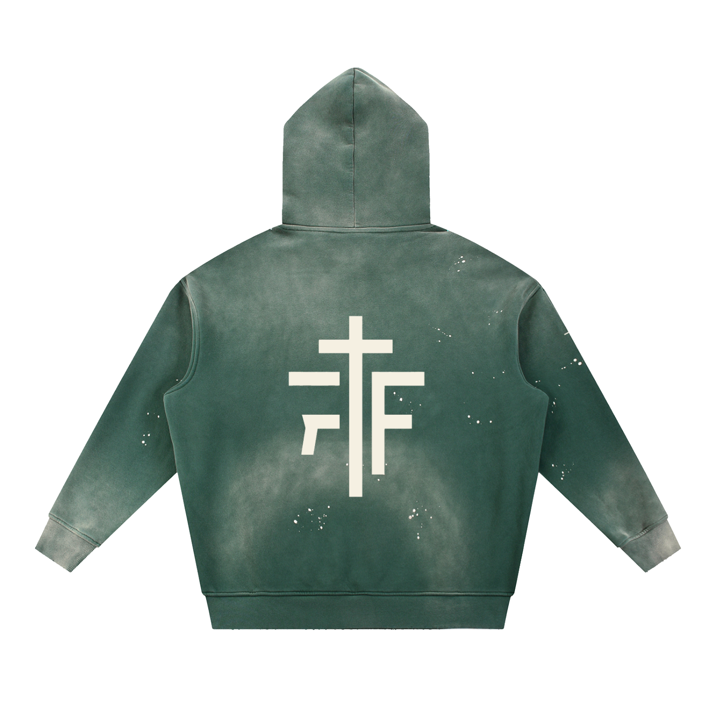 Forged in Faith Vintage Washed Frayed Hoodie
