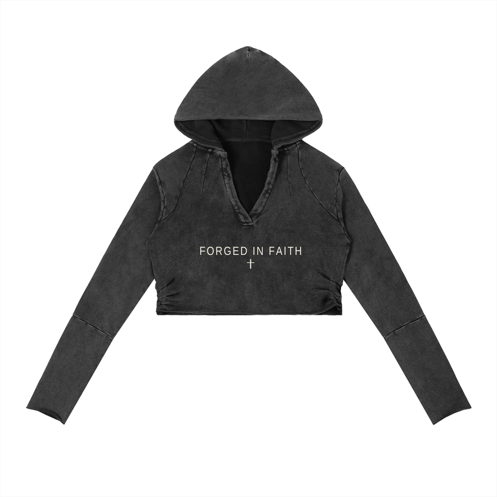 Prayer • Persistence • Power Vintage Raw Edge Hoodie