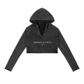 Prayer • Persistence • Power Vintage Raw Edge Hoodie