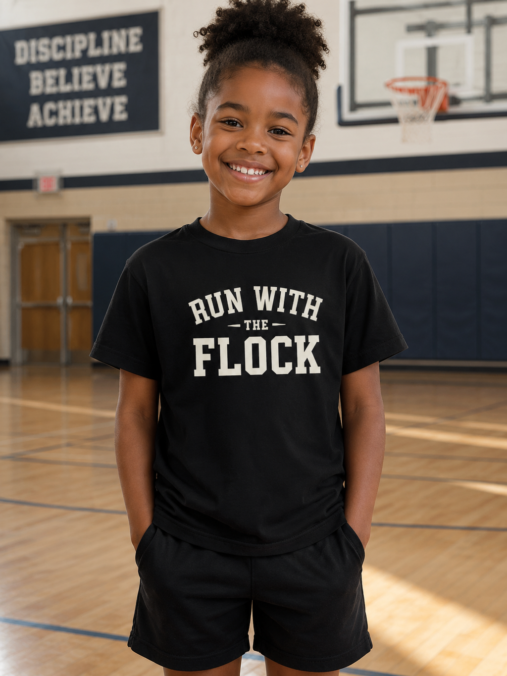 Run With The Flock Youth Tee