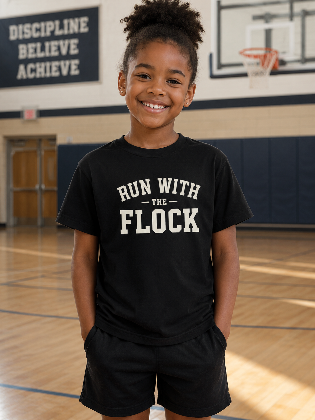 Run With The Flock Youth Tee